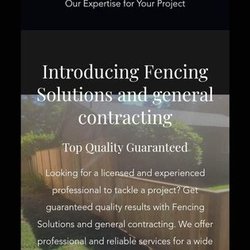 Fencing Solutions And General Contracting