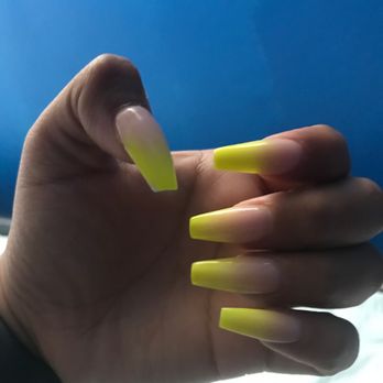 Sisters Nails - Glow in the dark nails ! - Nail Salons Near Me - Morton Grove, Illinois