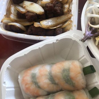Pho Mac Vietnamese Restaurant - Beef cubes and summer roll - Vietnamese Near Me - Staten Island, New York Pho Mac Vietnamese Restaurant - Beef cubes and summer roll - Vietnamese Near Me - Staten Island, New York