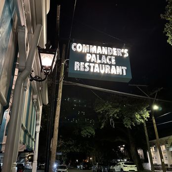 Commander's Palace - Iconic outdoor sign - Cajun/Creole Near Me - New Orleans, Louisiana Commander's Palace - Iconic outdoor sign - Cajun/Creole Near Me - New Orleans, Louisiana