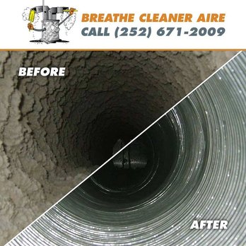 Breathe Cleaner Aire - Before cleaning dryer duct and after cleaning. Family owned business! - Air Duct Cleaning Near Me