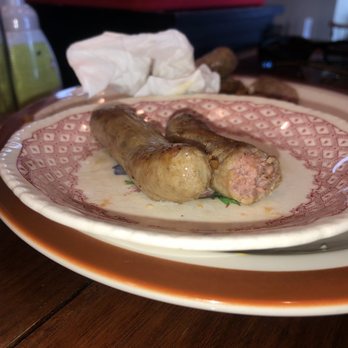 The Grafted Root Eatery - Pink sausages anyone? - New American Near Me - Grand Blanc, Michigan