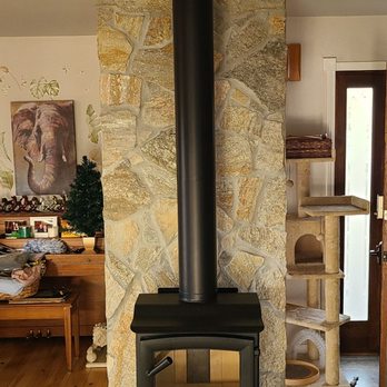 All Chimney Solutions - New airtight wood stove Chimney pipe. - Fireplace Services Near Me