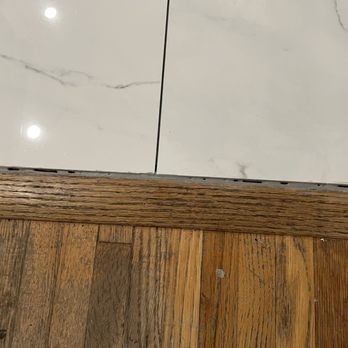 Vazquez Paint Pro - Transition molding has air bubbles and tiny gaps. Perfect space to catch crumbs and dirt. It's the details that matter. - Painters Near Me