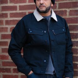 Crimson Serpents Outpost - Black canvas raglan jacket.