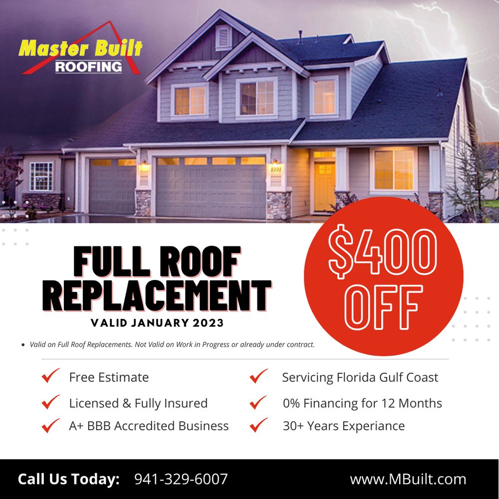 Slide of Master Built Roofing
