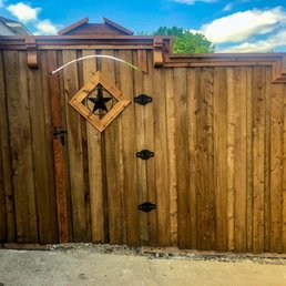 The gate to my new fence. The gate to my new fence.