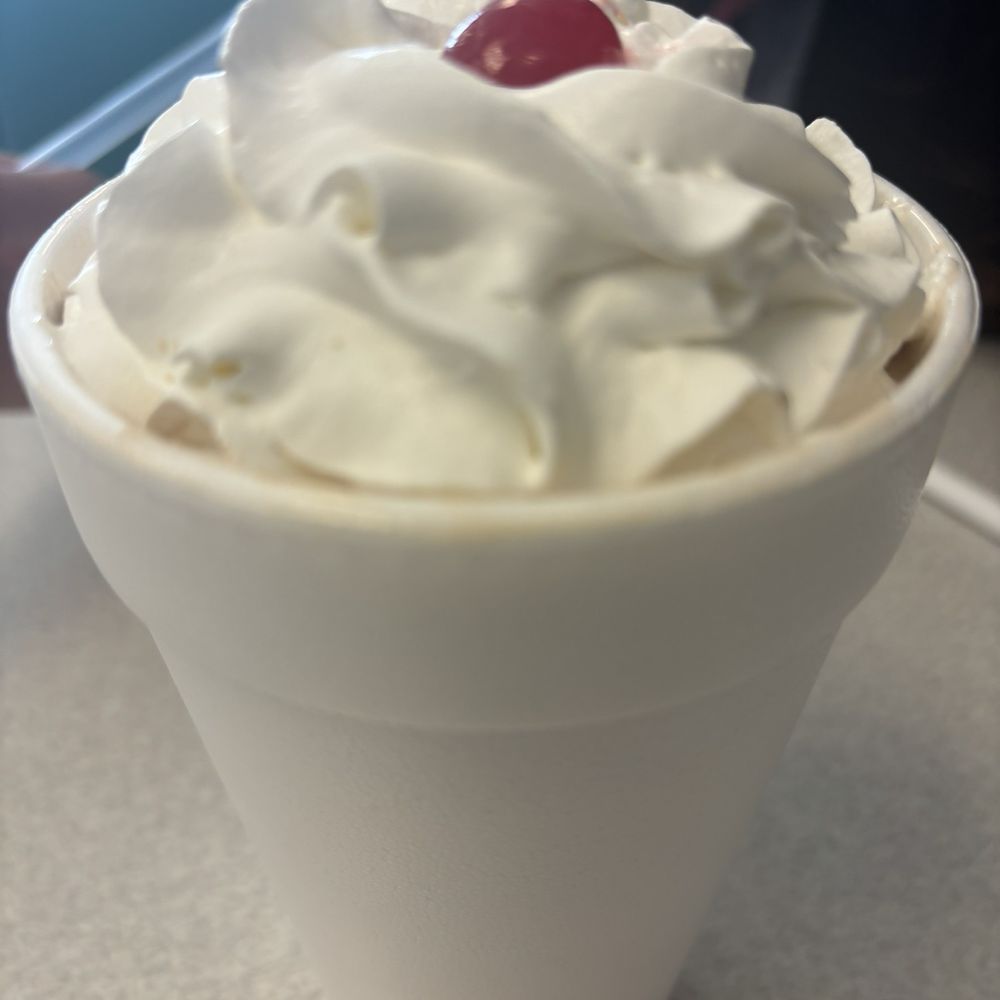Chocolate milkshake. Chocolate milkshake.
