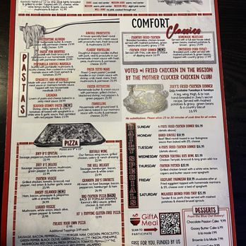 Joey B's On The Hill - Menu - Italian Near Me - Saint Louis, Missouri Joey B's On The Hill - Menu - Italian Near Me - Saint Louis, Missouri