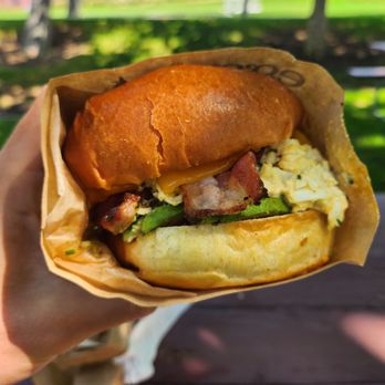 Eggslut - Egg bacon sandwich - Breakfast & Brunch Near Me - Los Angeles, California Eggslut - Egg bacon sandwich - Breakfast & Brunch Near Me - Los Angeles, California
