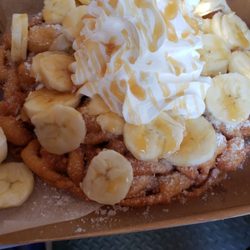 Craig Simpkins Funnel Cakes - This is are banana and caramel