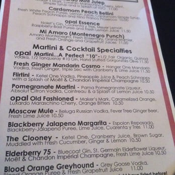 Opal - Drink! - Seafood Near Me - Santa Barbara, California Opal - Drink! - Seafood Near Me - Santa Barbara, California
