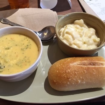 Panera Bread - Their always delicious Mac and cheese with some much needed broccoli cheddar soup - Sandwiches Near Me - Augusta, Georgia Panera Bread - Their always delicious Mac and cheese with some much needed broccoli cheddar soup - Sandwiches Near Me - Augusta, Georgia