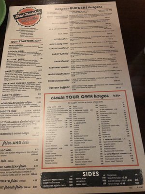 Menu photo 7 Bad Daddy's Burger Bar Greenville, SC Menu photo 7 Bad Daddy's Burger Bar Greenville, SC