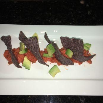 Sakura Grill - A sample on the house of spicy tuna. Amazing!! - Sushi Bars Near Me - Burke, Virginia