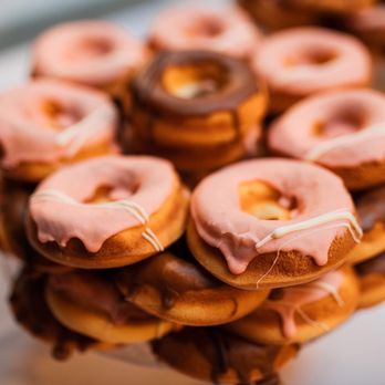 Third Culture Bakery - Berkeley - Strawberry and cream + Vietnamese coffee mochi donuts - Bakeries Near Me - Berkeley, California Third Culture Bakery - Berkeley - Strawberry and cream + Vietnamese coffee mochi donuts - Bakeries Near Me - Berkeley, California