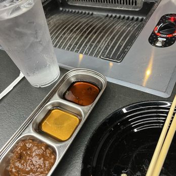 Sam Won Garden Restaurant - Dipping sauces (ssamjang, sesame oil/salt, soy sauce?) - Korean Near Me - Jacksonville, Florida Sam Won Garden Restaurant - Dipping sauces (ssamjang, sesame oil/salt, soy sauce?) - Korean Near Me - Jacksonville, Florida