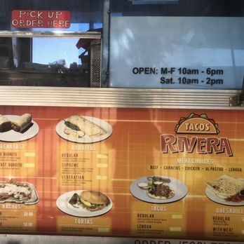 taco rivera - menu - Mexican Near Me