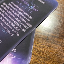 16pt. card-stock with the soft touch coating - Peeling (Please note that these were hardly handled)
