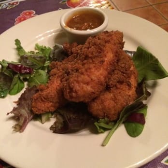 Mama Roomba - Fried chicken tenders with mango salsa. Delish!!! - Caribbean Near Me - Bakersfield, California Mama Roomba - Fried chicken tenders with mango salsa. Delish!!! - Caribbean Near Me - Bakersfield, California