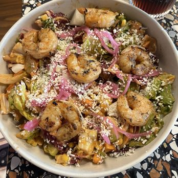 No Mames Mexican Cantina - Chopped salad with shrimp which - Cocktail Bars Near Me - Wethersfield, Connecticut
