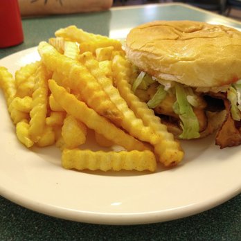 Randy's Restaurant - Bacon cheeseburger with fries - American Near Me - Lexington, North Carolina