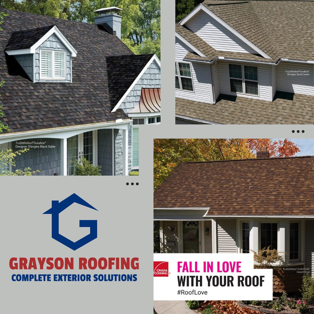 Slide of Grayson Roofing
