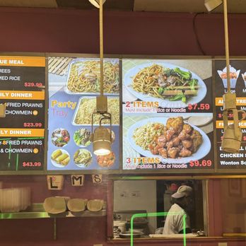 Chef's Chinese Food - Menu board - Chinese Near Me - El Sobrante, California