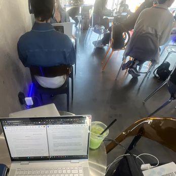 Cafe Upper - Blurry but next to a charging outlet indoor, studyied from 1pm-11:30pm, locked out ONLY ONCE! (Crazy) - Cafes Near Me - Los Angeles, California Cafe Upper - Blurry but next to a charging outlet indoor, studyied from 1pm-11:30pm, locked out ONLY ONCE! (Crazy) - Cafes Near Me - Los Angeles, California