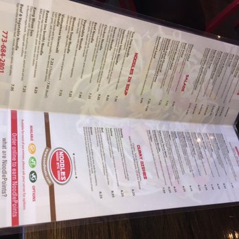 Noodles Etc - Current menu - Noodles Near Me - Chicago, Illinois
