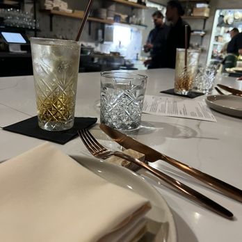 Lele Kitchen - Bar seating with apertif spritz - Wine Bars Near Me - Los Gatos, California