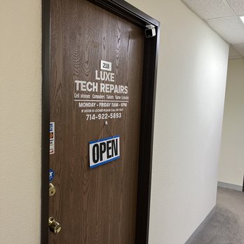 Luxe Tech Repairs - Door to the suite down the hall. - Mobile Phone Repair Near Me - Anaheim, California