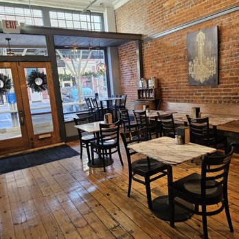 On the Rise Bread - The seating area inside the Cafe Bakery. - Bakeries Near Me - Roanoke, Virginia