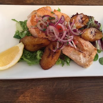 Tostado - Salmon and plantain - Tapas Bars Near Me - London, XGL
