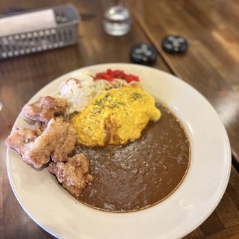 Sambi - Omurice with Karaage - Japanese Near Me - Beaverton, Oregon