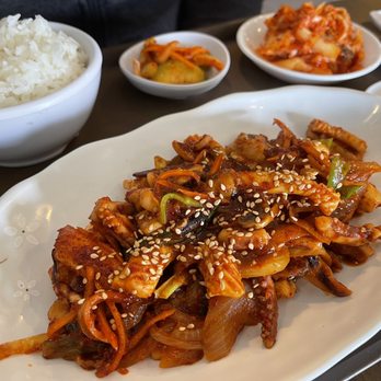 Gumii - Spicy calamari (squid) my husband loved it! - Korean Near Me - Naperville, Illinois Gumii - Spicy calamari (squid) my husband loved it! - Korean Near Me - Naperville, Illinois