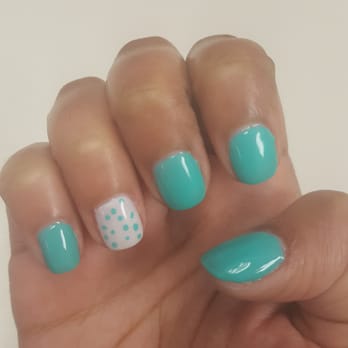 OMG My Nails - Gel manicure-- polka dot design is sloppy - Nail Salons Near Me - Fairfax, Virginia OMG My Nails - Gel manicure-- polka dot design is sloppy - Nail Salons Near Me - Fairfax, Virginia