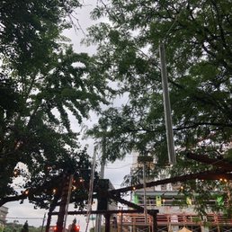 a view of a treehouse