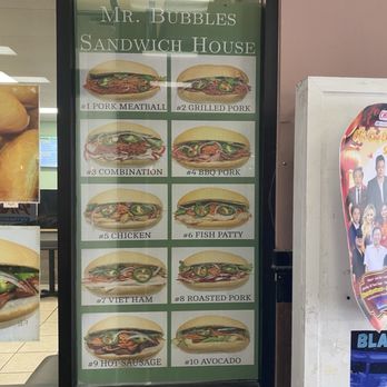 Mr Bubbles Sandwich House - More to choose from - Vietnamese Near Me - Gretna, Louisiana Mr Bubbles Sandwich House - More to choose from - Vietnamese Near Me - Gretna, Louisiana