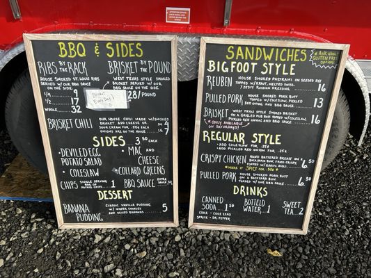 Menu photo 3 Bigfoot BBQ Olympia, WA