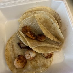 Shrimp taco. Ridiculous Shrimp taco. Ridiculous