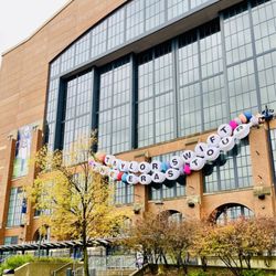 Lucas Oil Stadium - It's begun