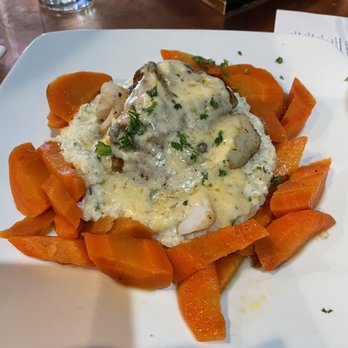 Ganly's Pub & Restaurant - Cod with risotto and sticky carrots - Irish Near Me - Sinking Spring, Pennsylvania