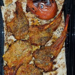 An order of Lamb Chops I spread them out for viewers to see.