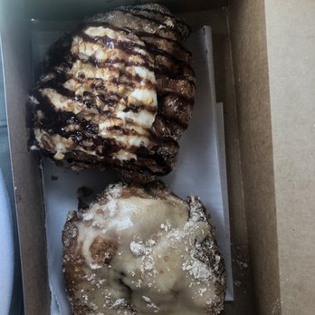 Parlor Doughnuts - French Toast Donut and Turtle Cream Cheese Donut - Coffee & Tea Near Me - Pensacola, Florida