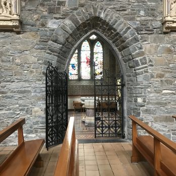 St. Mary's Cathedral - Holy water font inside the church (2017) - Churches Near Me - Killarney, Kentucky