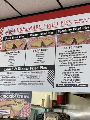 Menu photo 4 The Original Fried Pie Shop Conway, AR Menu photo 4 The Original Fried Pie Shop Conway, AR