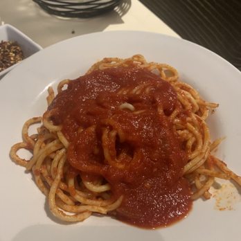 Cafe Toscano - Spaghetti with meat sauce. - Italian Near Me - Aurora, Ohio