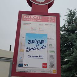 RTD Southmoor Station - Zero Fare for Better Air during July & Aug / 07-05-2023