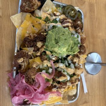 Tacos and Papas - Cauliflower Small Nachos - Mexican Near Me - Monrovia, California Tacos and Papas - Cauliflower Small Nachos - Mexican Near Me - Monrovia, California